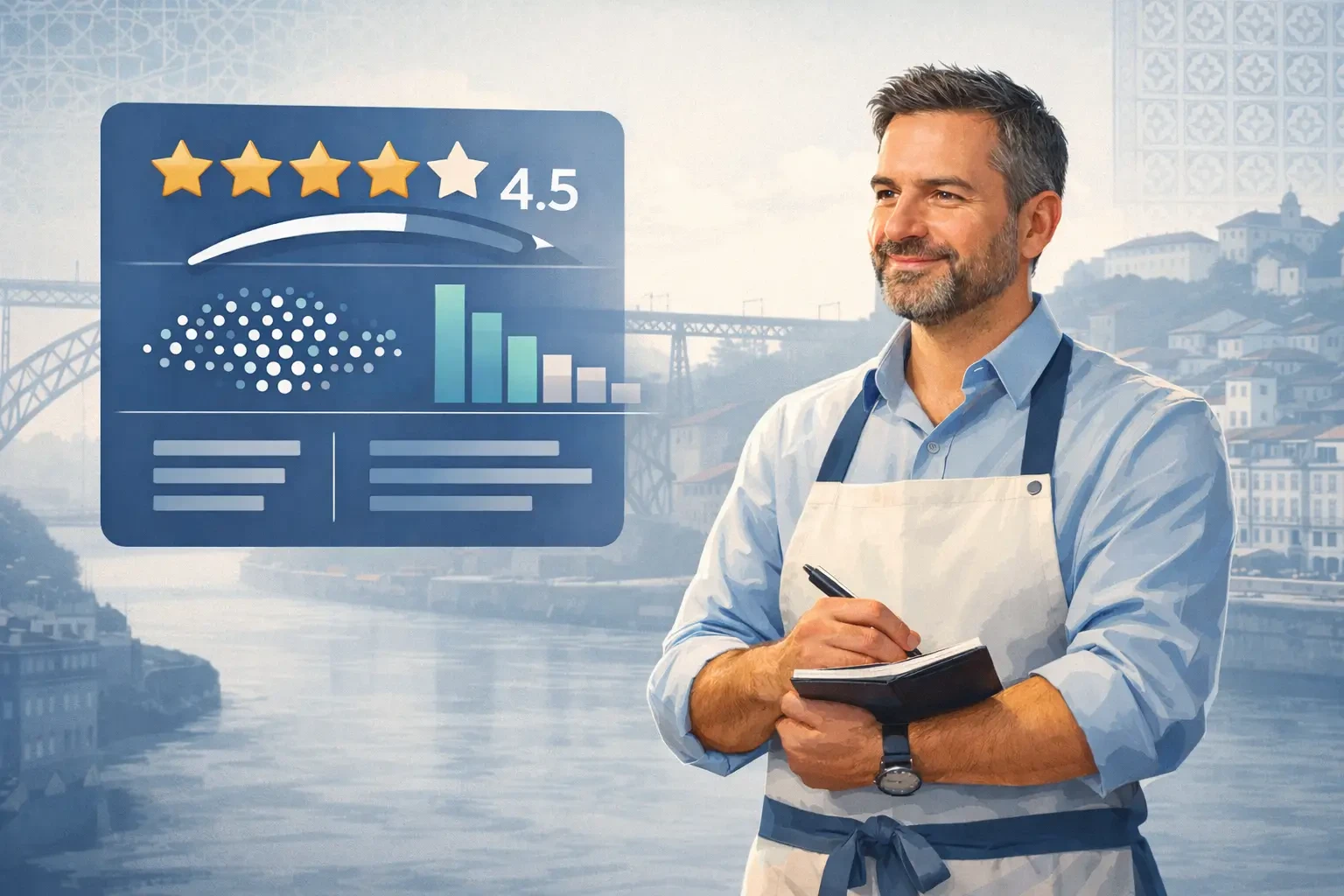 Porto Restaurants TripAdvisor Benchmark vs Porto Region and PT