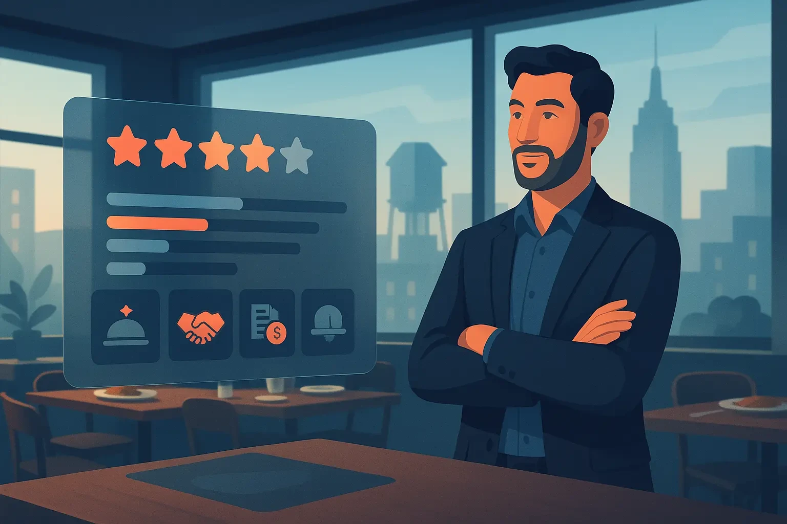 Google Maps restaurants reviews analytics for New York