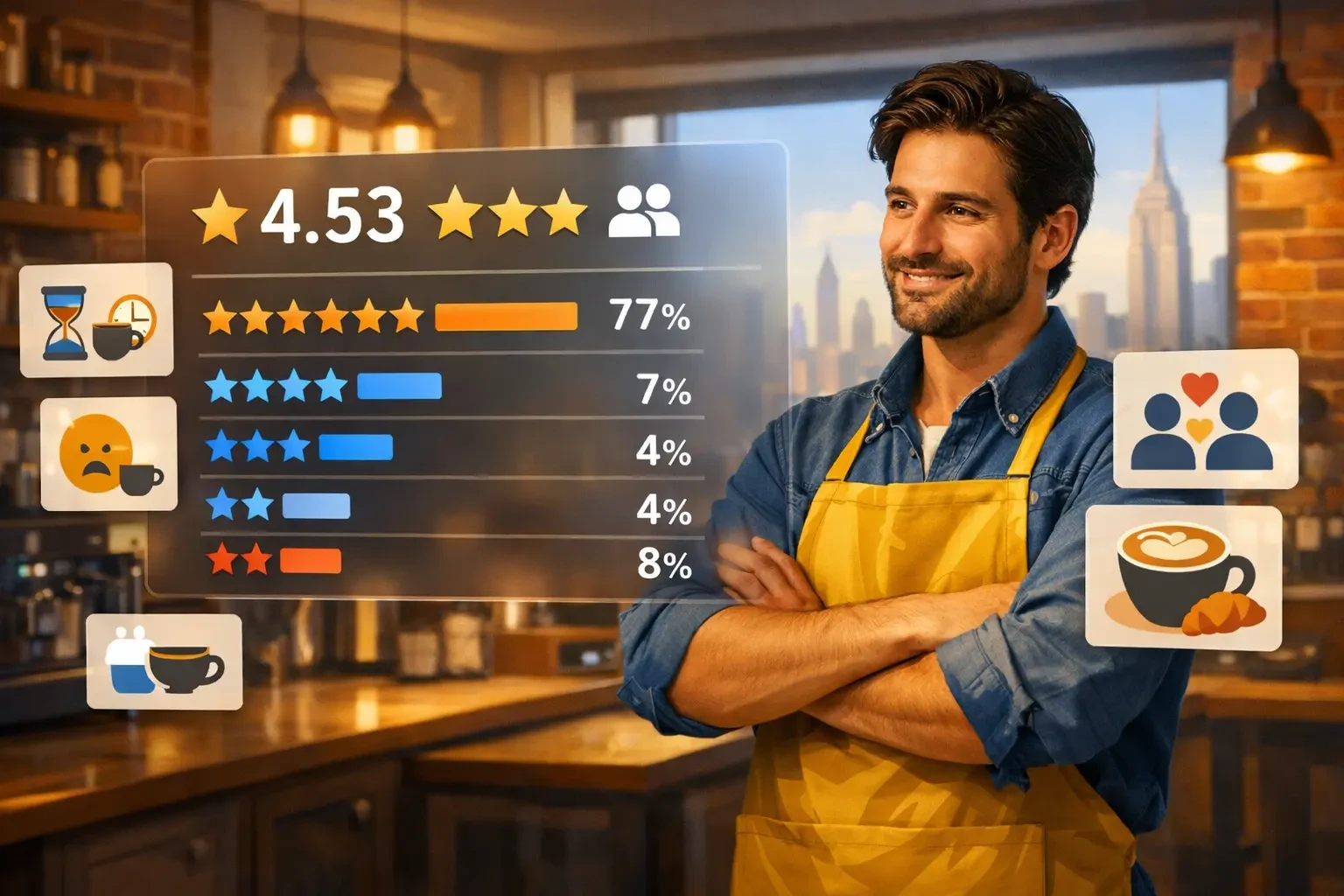 New York Cafes Benchmark: Google Maps vs TripAdvisor