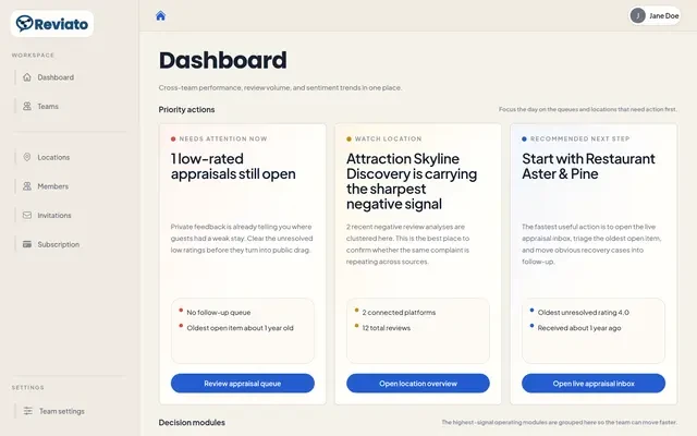 From guest comments to team priorities